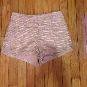 Pins and Needles Champagne/light pink shorts