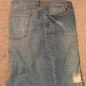 Soft Destructive Jeans (Plus Size)