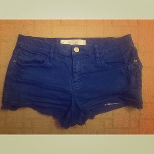 Abercrombie & Fitch Blue high waisted shorts