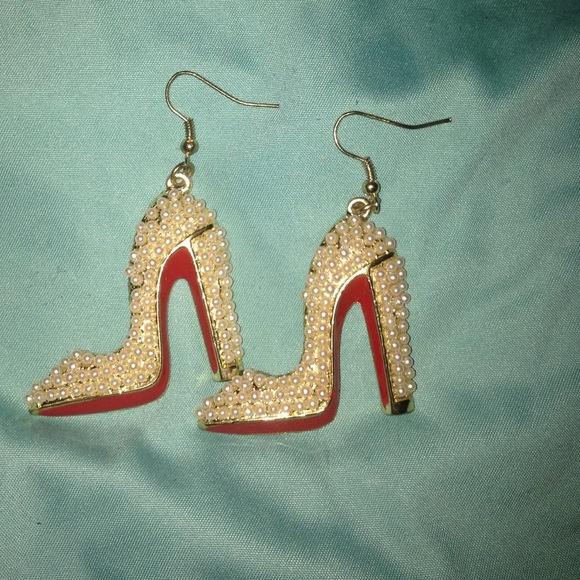 Louboutin inspired earrings