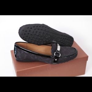 NEW Coach logo Black Loafer 8.5M shoe