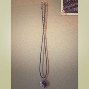 Ying and yang choker necklace