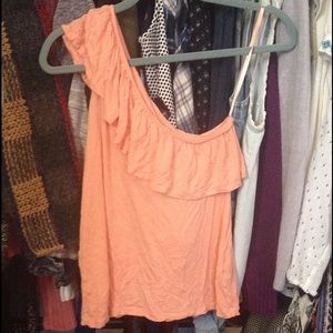 one shoulder tank top