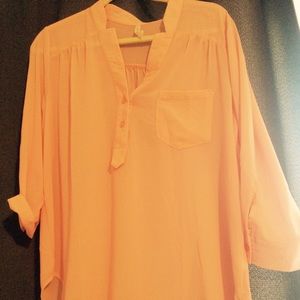 Soft pink long sleeve top