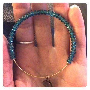 Alex and Ani Luminary Aqua Bracelet