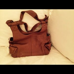 Michael Kors brown leather bag