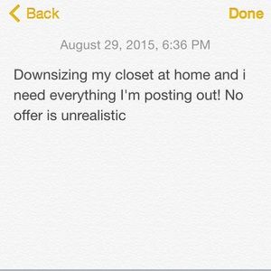 Everything needs to go