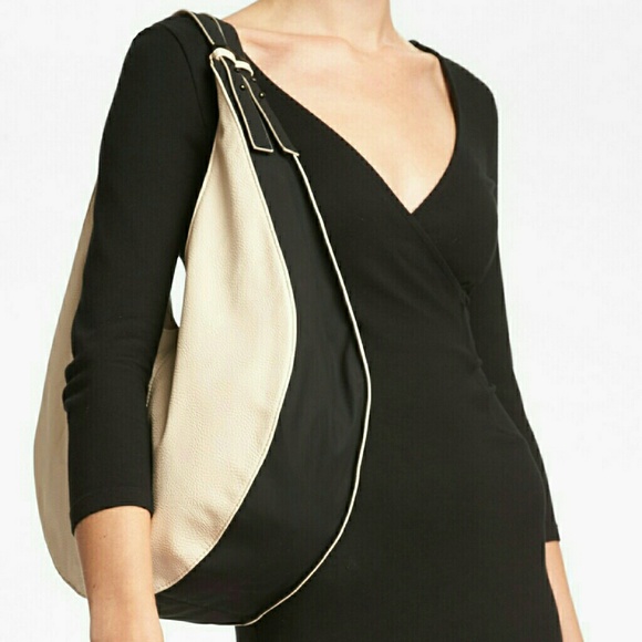 French Connection Double Handle Hobo (Creamsicle)