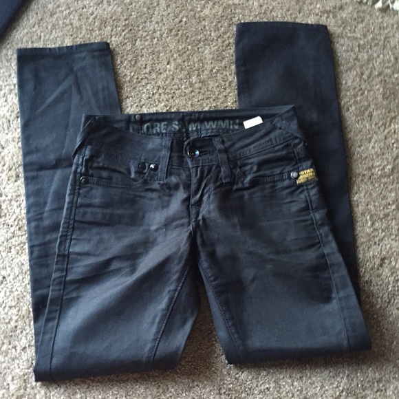 Dark grey/black g star jeans