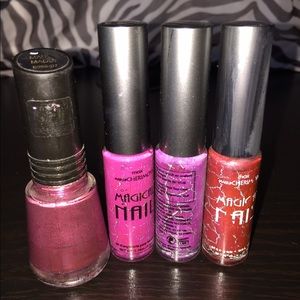 4 nail polishes!