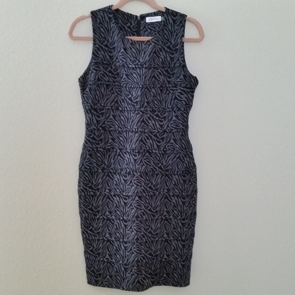 Calvin Klein Zebra Dress