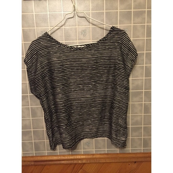 Super Cute Silky Striped Top