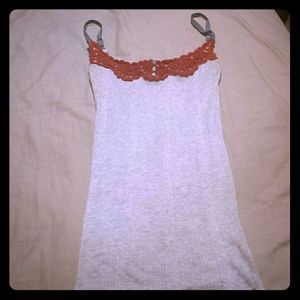 Free People crochet tank top