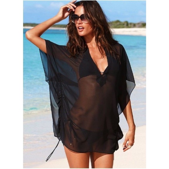 Sheer beach cover up