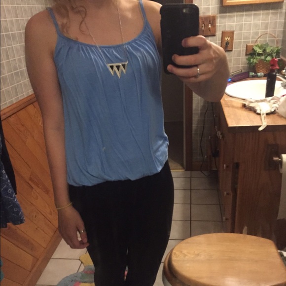 Cute & Comfy Blue H&M Tank Top - Picture 3 of 3