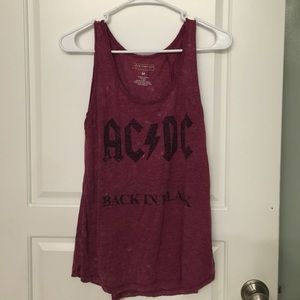 AC DC tank top