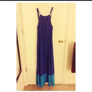 Maxi dress two tone