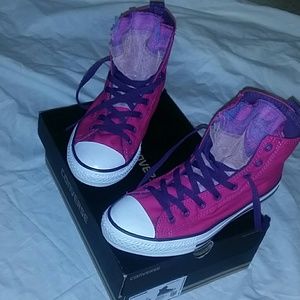 Multi Pink & Purple Converse