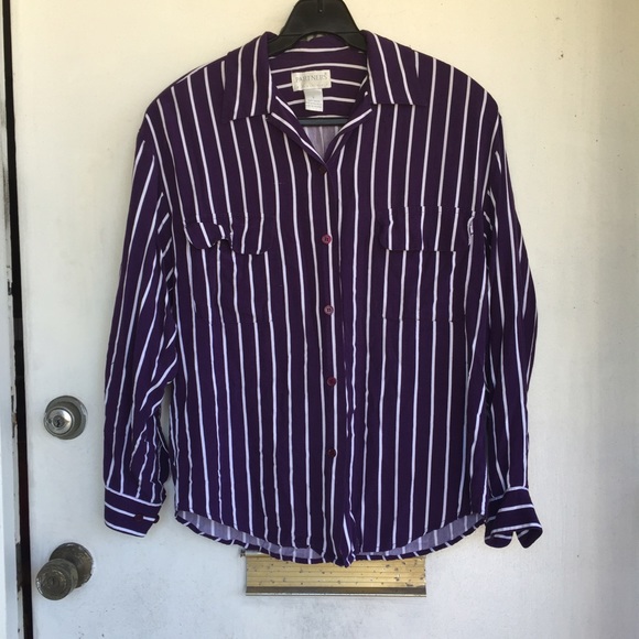 Purple Stripe Classic Shirt. Men's Small. - Picture 1 of 4