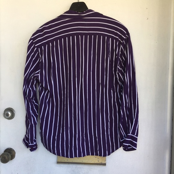 Purple Stripe Classic Shirt. Men's Small. - Picture 2 of 4