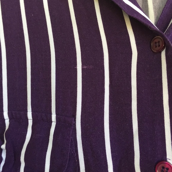 Purple Stripe Classic Shirt. Men's Small. - Picture 4 of 4