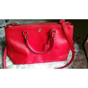 Tory Burch Red Purse/Tote