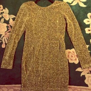 ✨ Gold Glitter Dress ✨
