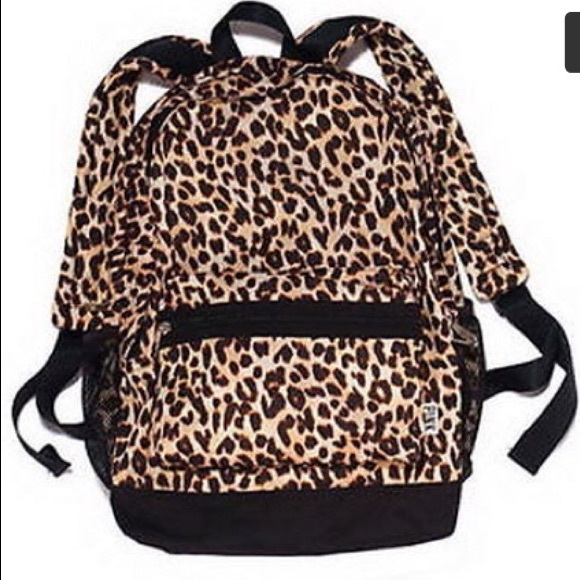 VICTORIA SECRET PINK Leopard Campus Backpack