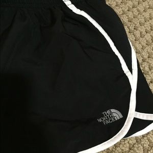 North Face flight series black running shorts S