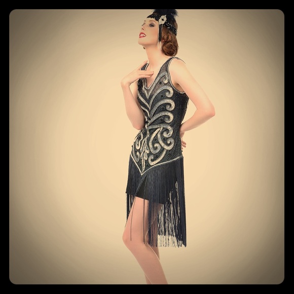 Unique Vintage Flapper Dress
