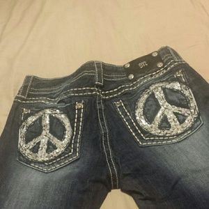 Miss Me Women's Jeans crystal embellished jeans