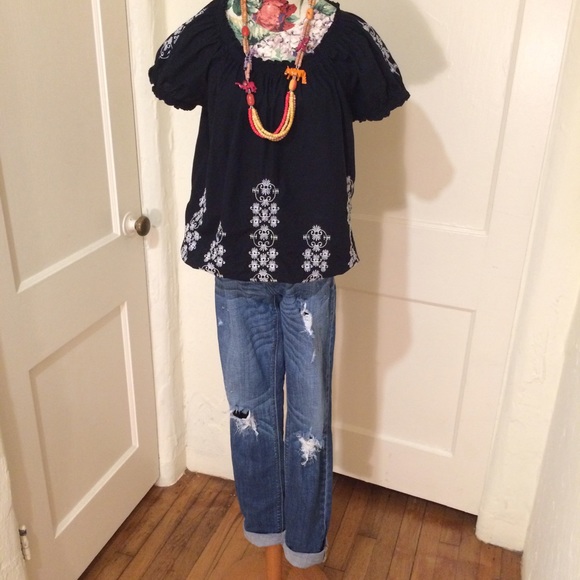 boho/peasant top - Picture 1 of 4