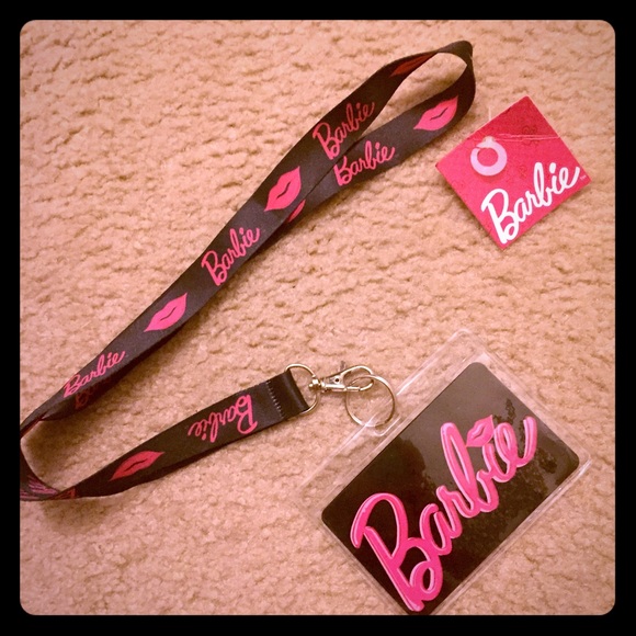 Barbie lanyard!