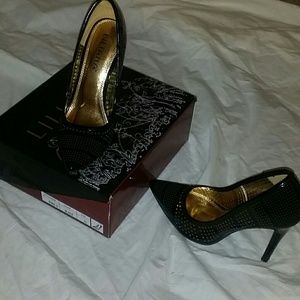 Designer Black Heels