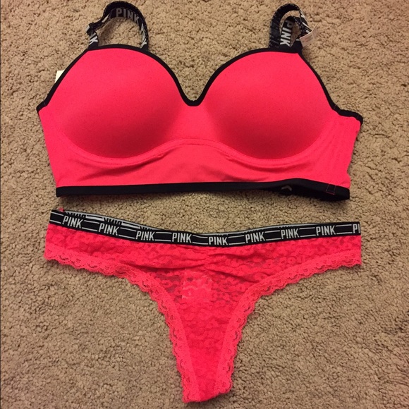PINK Victoria's Secret Other - NWT M bra + M thong