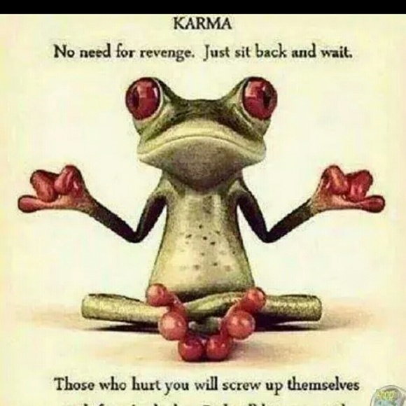 Words of WISDOM, that never think that/KARMA will - Picture 1 of 1