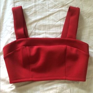 Forever 21 Red Crop Top
