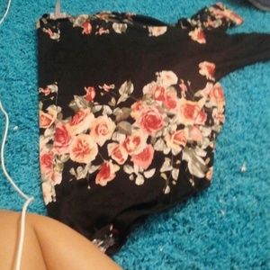 A cute floral cardigan.  For size m and s