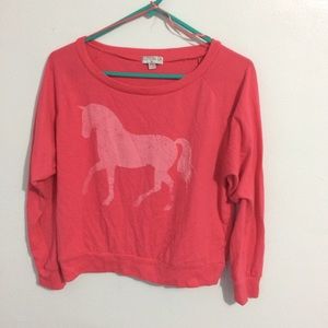 Pink Unicorn Sweater
