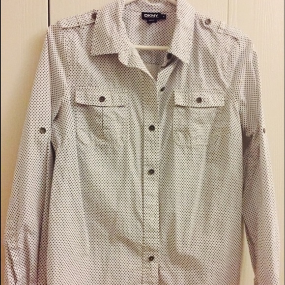 DKNY long sleeve polo