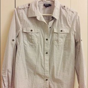 DKNY long sleeve polo