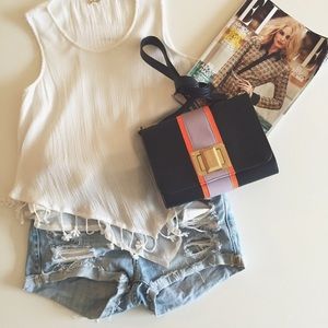 Urban Outfitters Cooperative Mixed Media Neon Bag