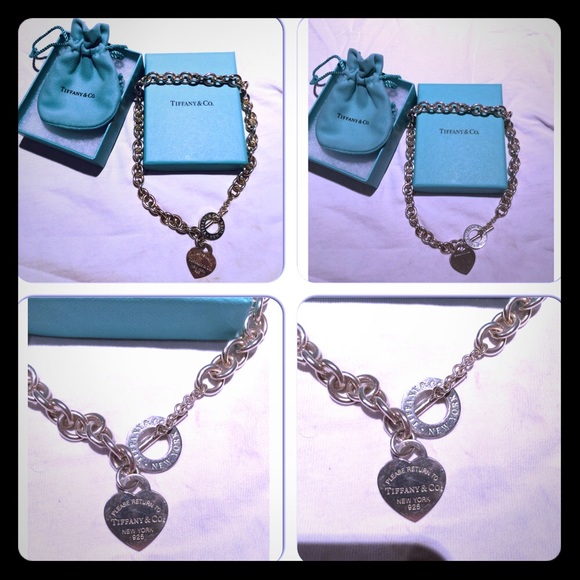 Authentic Tiffany toggle necklace