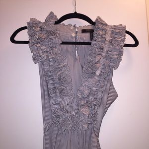 BCBG Ruffled Sleeves Too