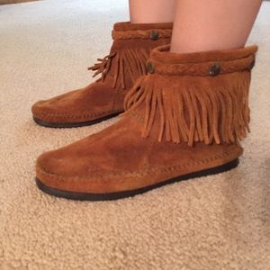 Minnetonka moccasins.