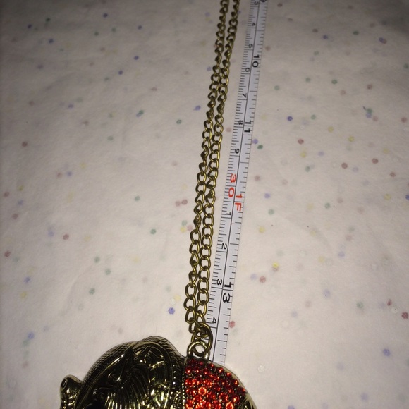 🔆Bronze Elephant Crystal Necklace - Picture 4 of 4