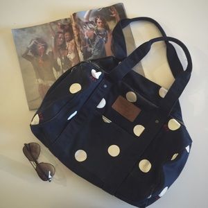 Abercrombie & Fitch Polka Dot Duffle Bag