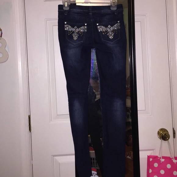 Embellished jeans