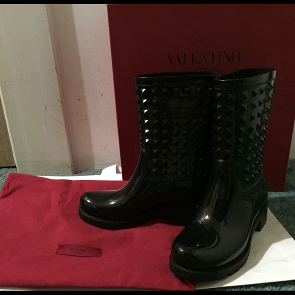 Valentino Women's Studded Rain Boot