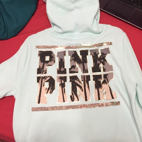 Pink hoodie